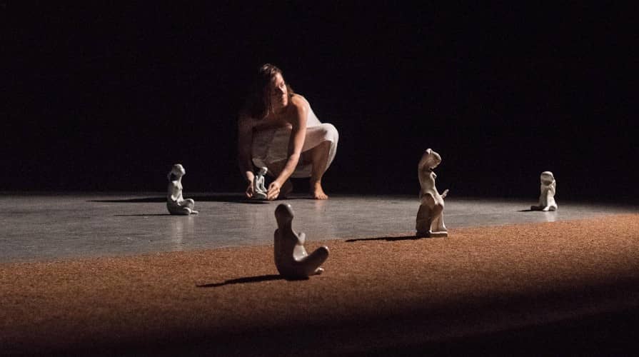 Kokosmatte in einer Theaterinszenierung