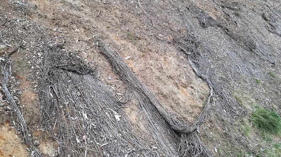 Falsche Wahl des Erosionsschutztyps